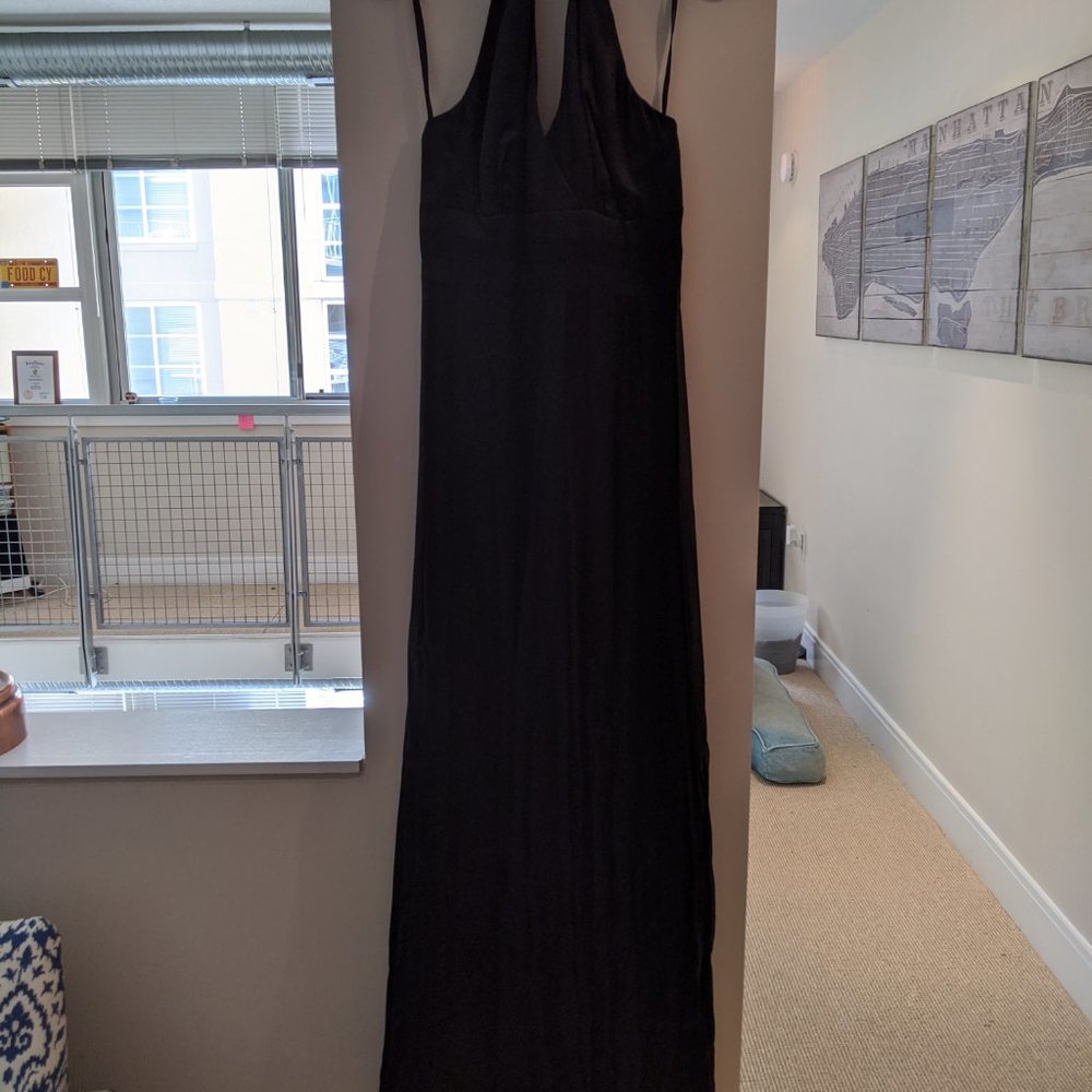 Black Calvin Klein Halter Gown Size 10